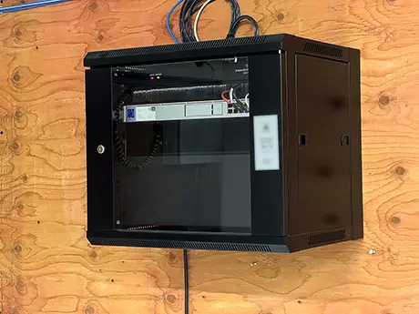 Small Business Networking IT Rack installed by DozIT in Ottawa